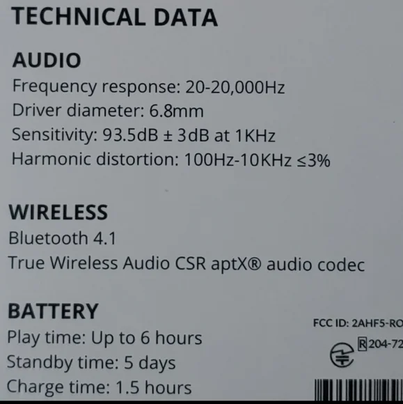 Rozebuds - Bluetooth Necklace Earbuds - Picture 4 of 5